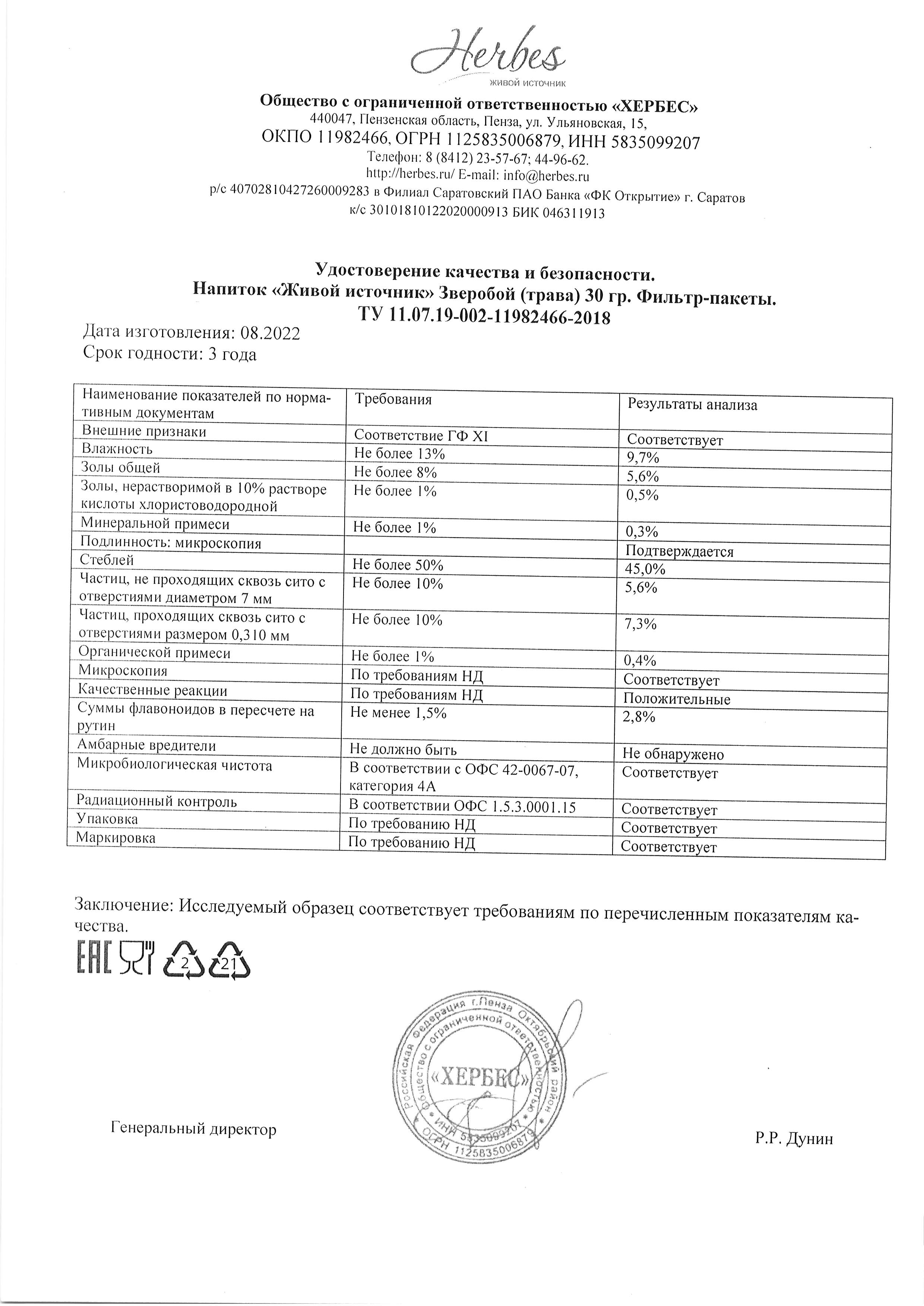 Паспорт №082022